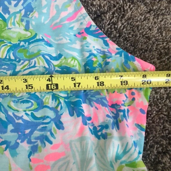 Lilly Pulitzer Blue and Pink Maxi Dress - Picture 7 of 10